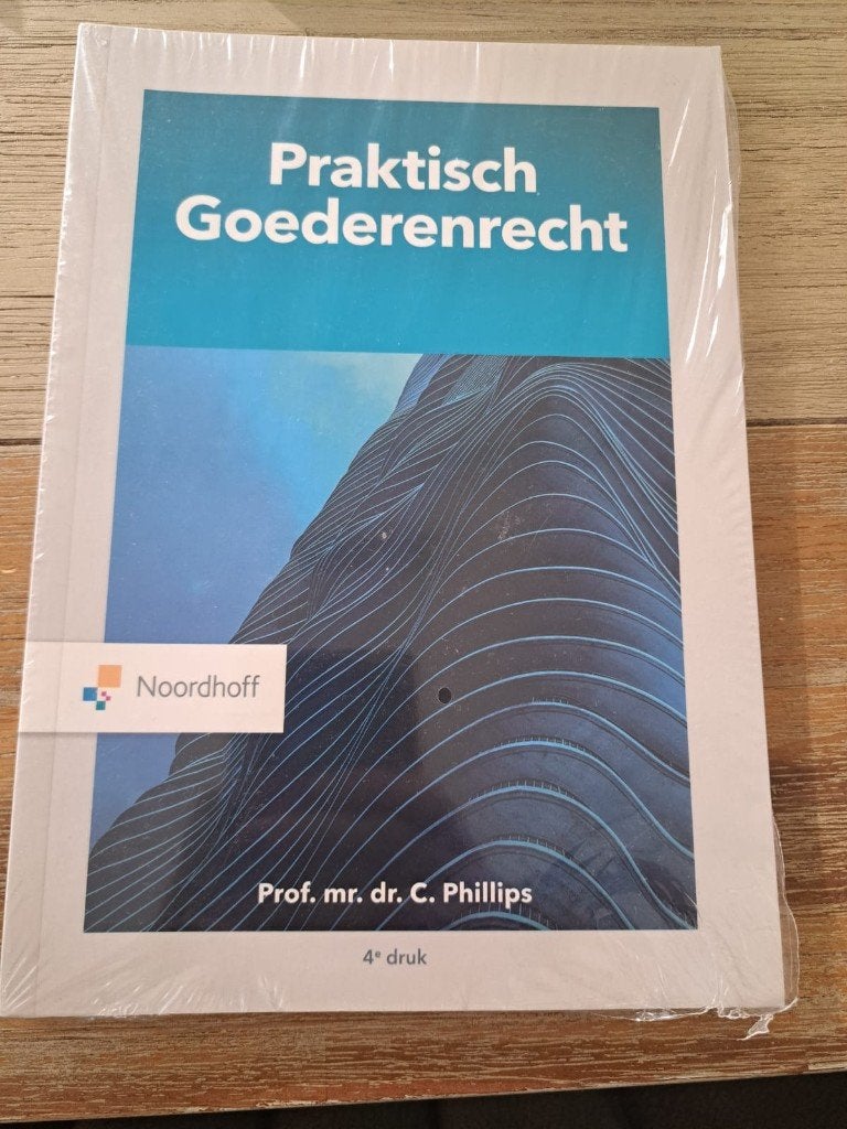 Praktisch Goederenrecht, 4e druk - NIEUW nog in verpakking !, Noordhoff, Nieuw, Gamma, HBO