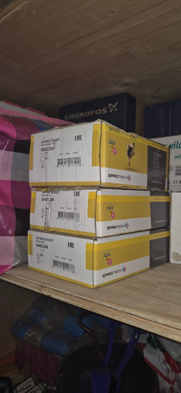 2x luchtafscheider 2x vuilafscheider, Ophalen, Nieuw, Minder dan 60 cm, Minder dan 30 cm