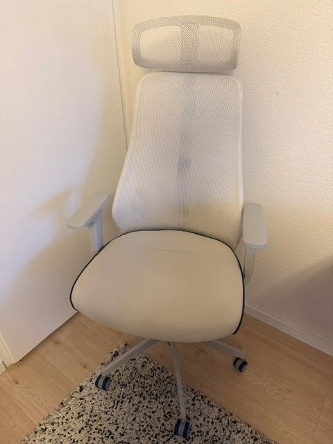 MATCHSPEL Gaming chair, Bomstad light grey, Huis en Inrichting, Bureaustoelen, Ophalen, Wit, Zo goed als nieuw, Gaming bureaustoel