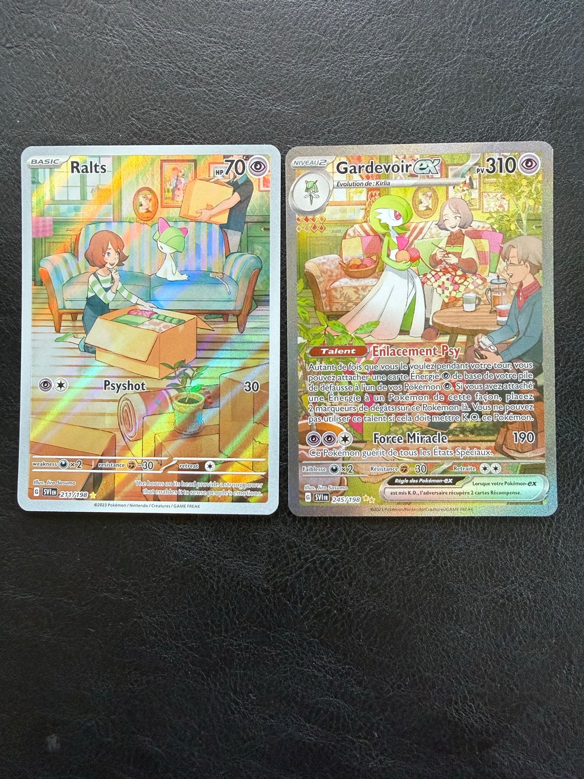 Pokémon Ralts & Gardevoir set, Ophalen of Verzenden, Zo goed als nieuw, Meerdere kaarten, Foil