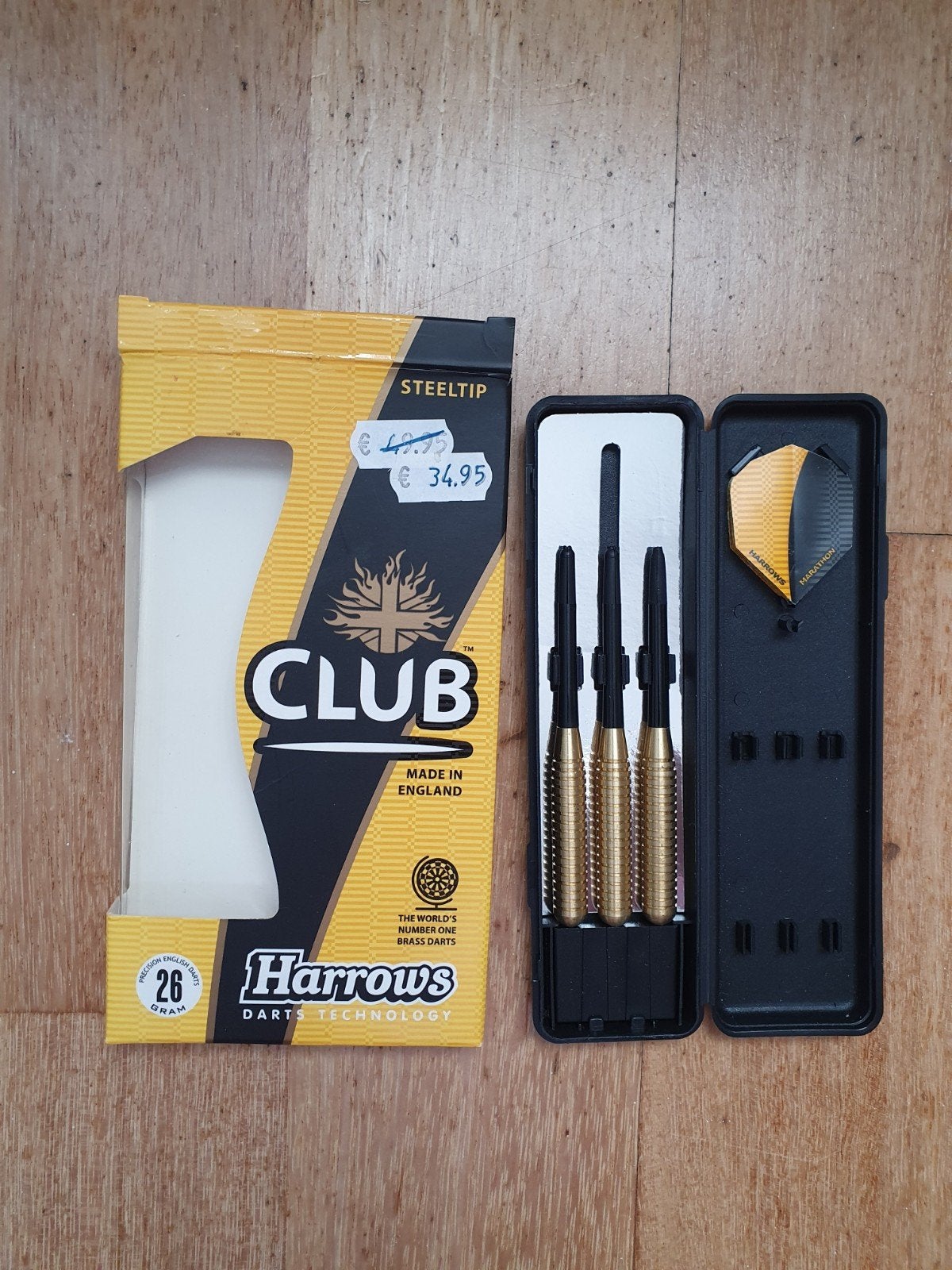 Harrows Club Steeltip Darts 26 gram - Zo goed als nieuw, Ophalen of Verzenden, Zo goed als nieuw, Pijlen