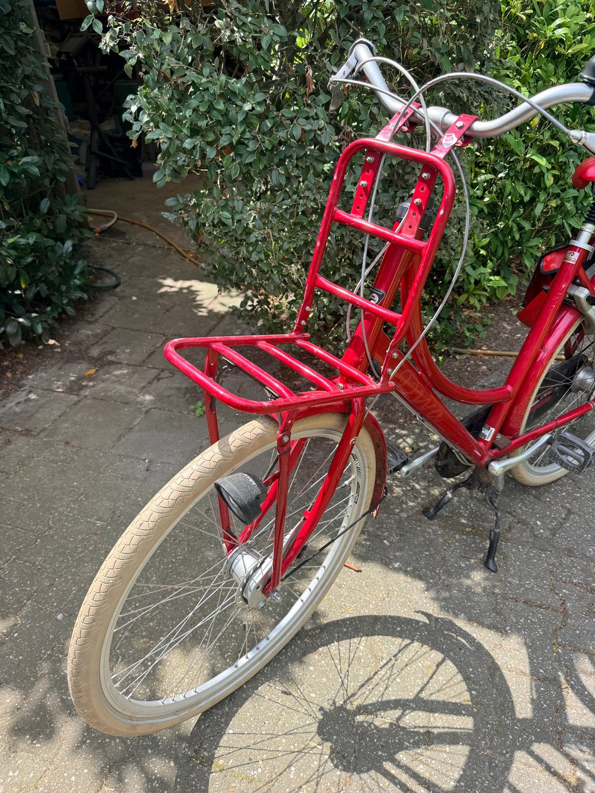 Batavia Diva 7 versnellingen - Rode Damesfiets, Fietsen en Brommers, Fietsen | Dames | Damesfietsen, Ophalen, Gebruikt, Batavus