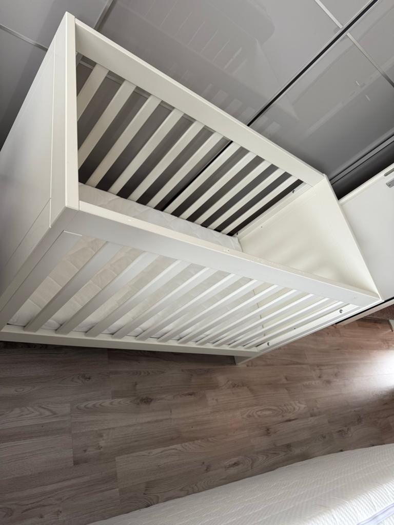 Bopita Thijn babyledikant met matras, Ophalen, Gebruikt, 70 tot 85 cm, 140 tot 160 cm