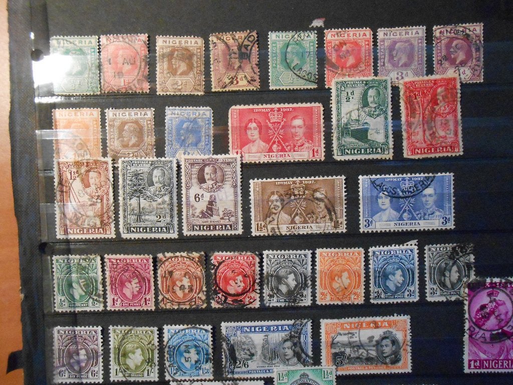 postzegelverzameling Nigeria met ook de betere, Ophalen of Verzenden, Nigeria