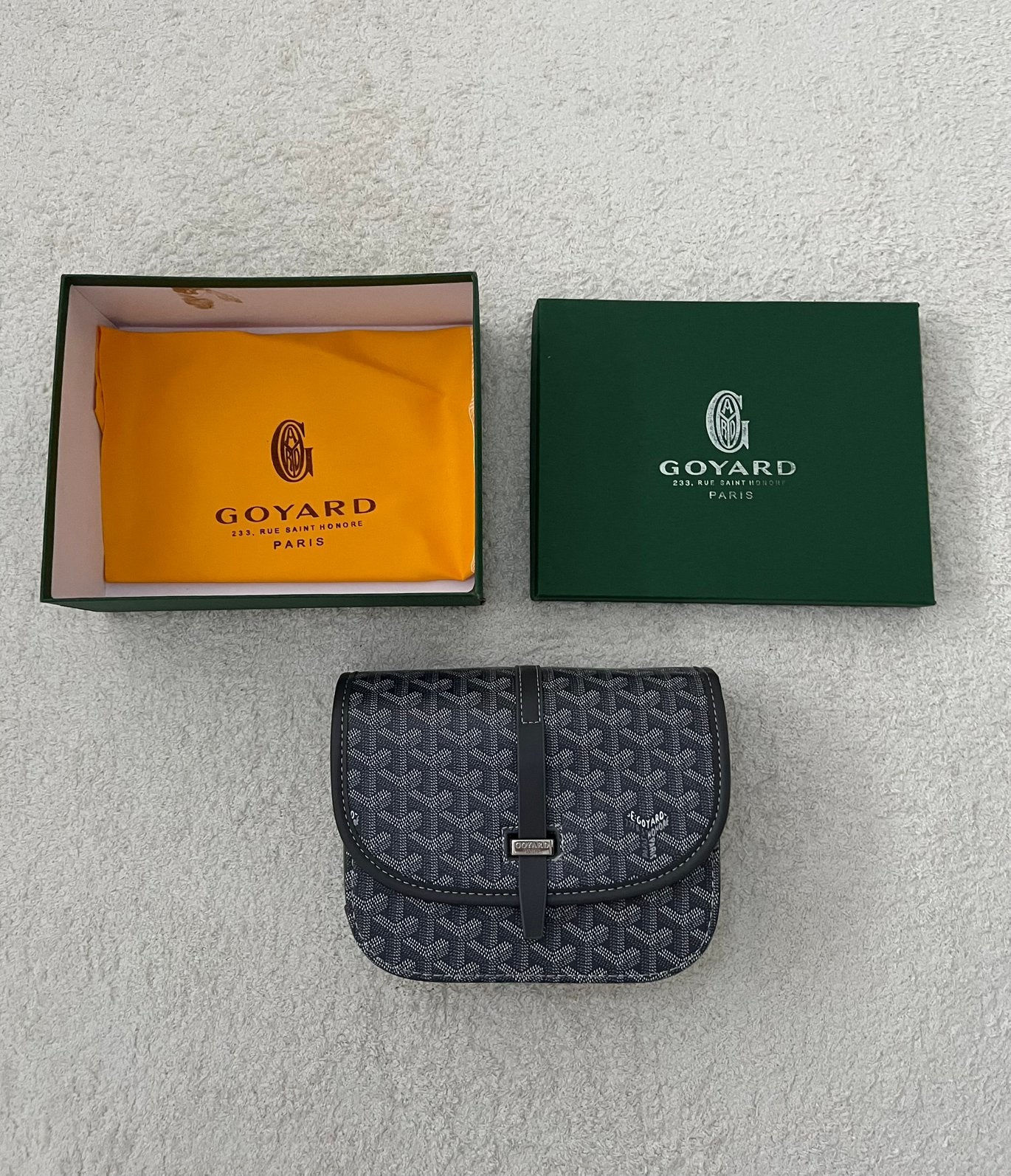 Goyard schoudertas | nieuw | grijs/zwart | op = op, Ophalen of Verzenden, Nieuw, Overige kleuren