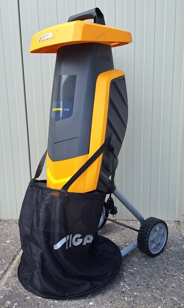Stiga Bio Silent 2200, Tuin en Terras, Ophalen, Stiga, Zo goed als nieuw, Met opvangzak