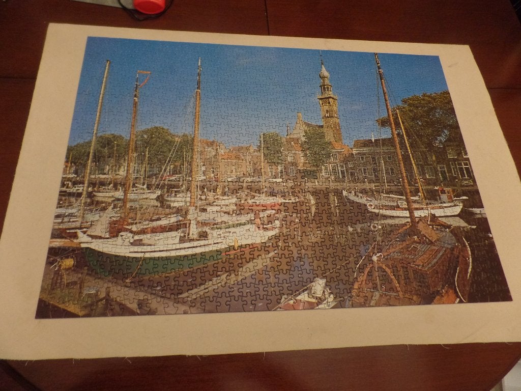 puzzel Veere 1000 stukjes, Ophalen of Verzenden, 500 t/m 1500 stukjes, Gebruikt, Legpuzzel
