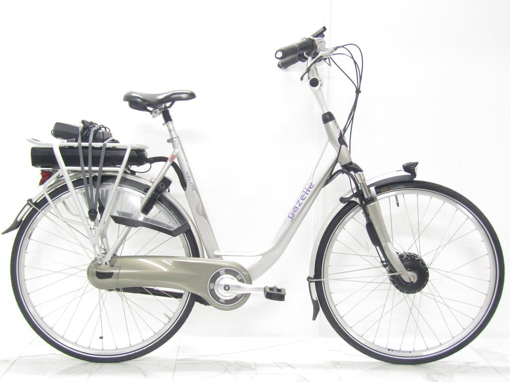 Gazelle Grenoble grijs dames 57cm 28inch, Fietsen en Brommers, Elektrische fietsen, Gebruikt, Gazelle, 55 tot 59 cm