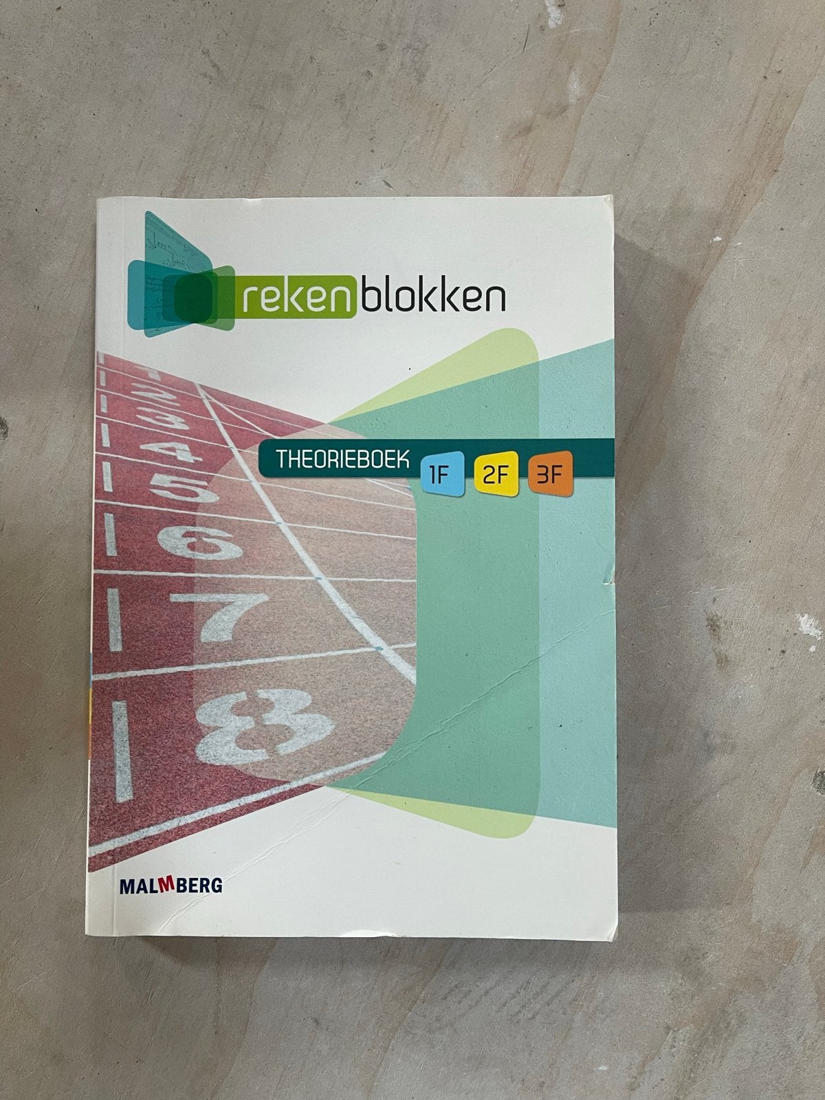 Rekenblokken Theorieboek 1F 2F 3F Malmberg, Ophalen of Verzenden, Zo goed als nieuw, Overige niveaus, Overige vakken