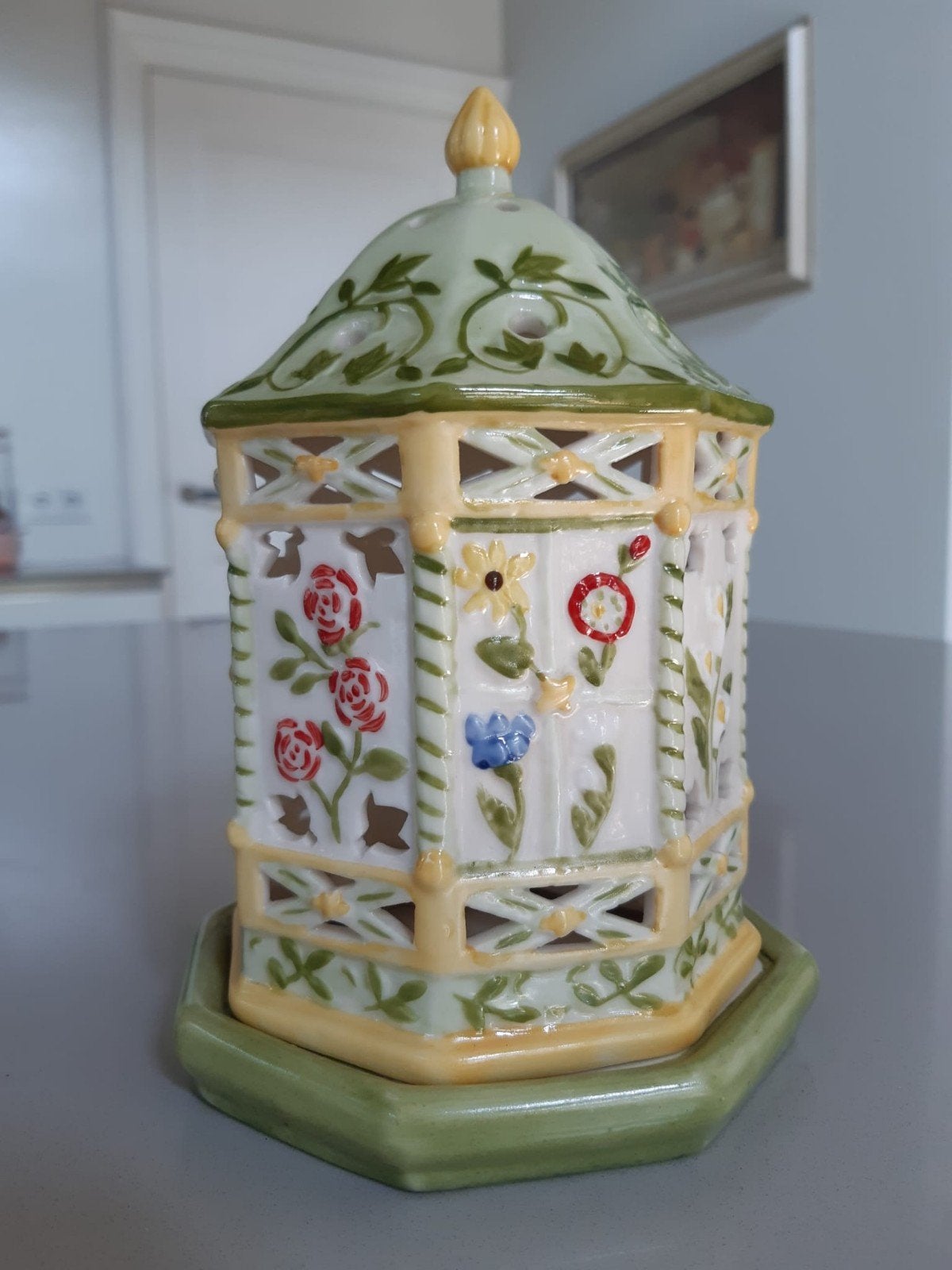 Waxinelichthouder Villeroy en Boch Lighting Flowers, Ophalen of Verzenden, Zo goed als nieuw, Waxinelichthouder