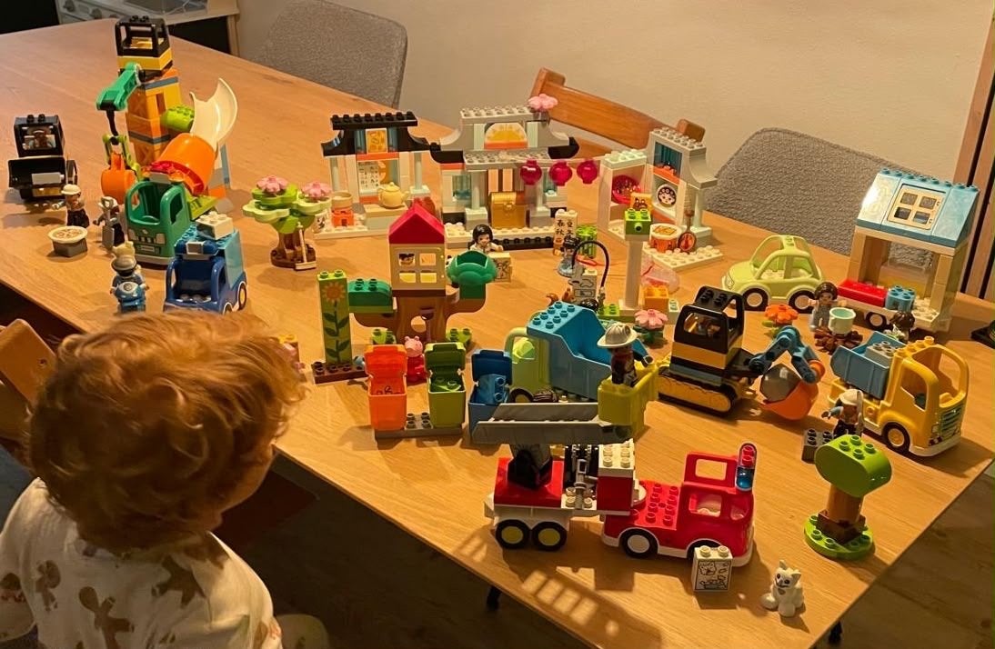 Grote partij LEGO DUPLO: 9+ complete sets + losse stenen, Gebruikt, Ophalen of Verzenden, Compleet, Duplo