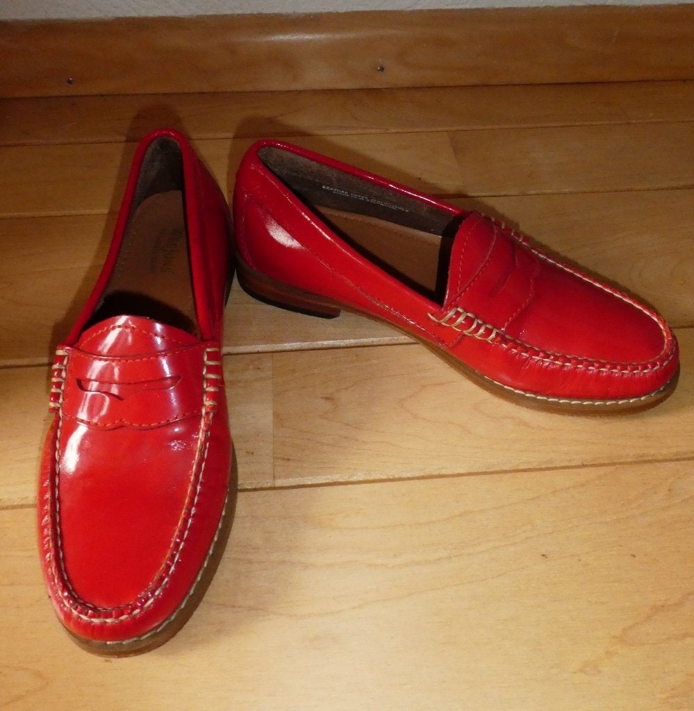 G.H. Bass & Co loafers maat 36 Weejuns tango rood Whitney, Verzenden, Instappers, Rood, G.H. Bass & Co Weejuns