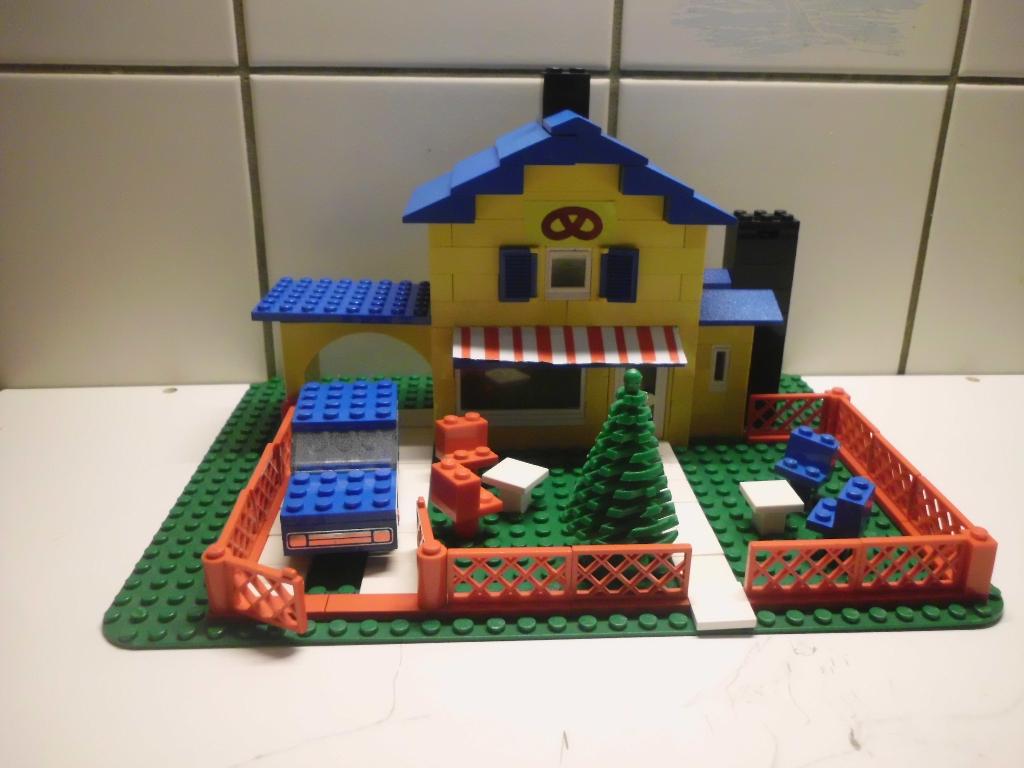 3. Lego 361 Theetuin met bakkers auto, Kinderen en Baby's, Speelgoed | Duplo en Lego, Gebruikt, Lego, Compleet, Ophalen of Verzenden