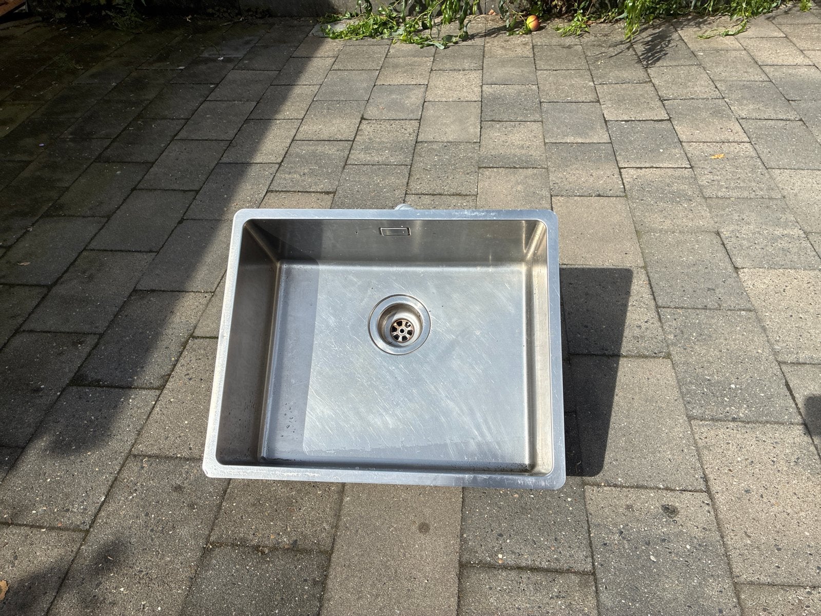 RVS spoelbak met 13 montagekits - Wegens nieuwe keuken, Ophalen, Zilver, Metaal, Overige typen