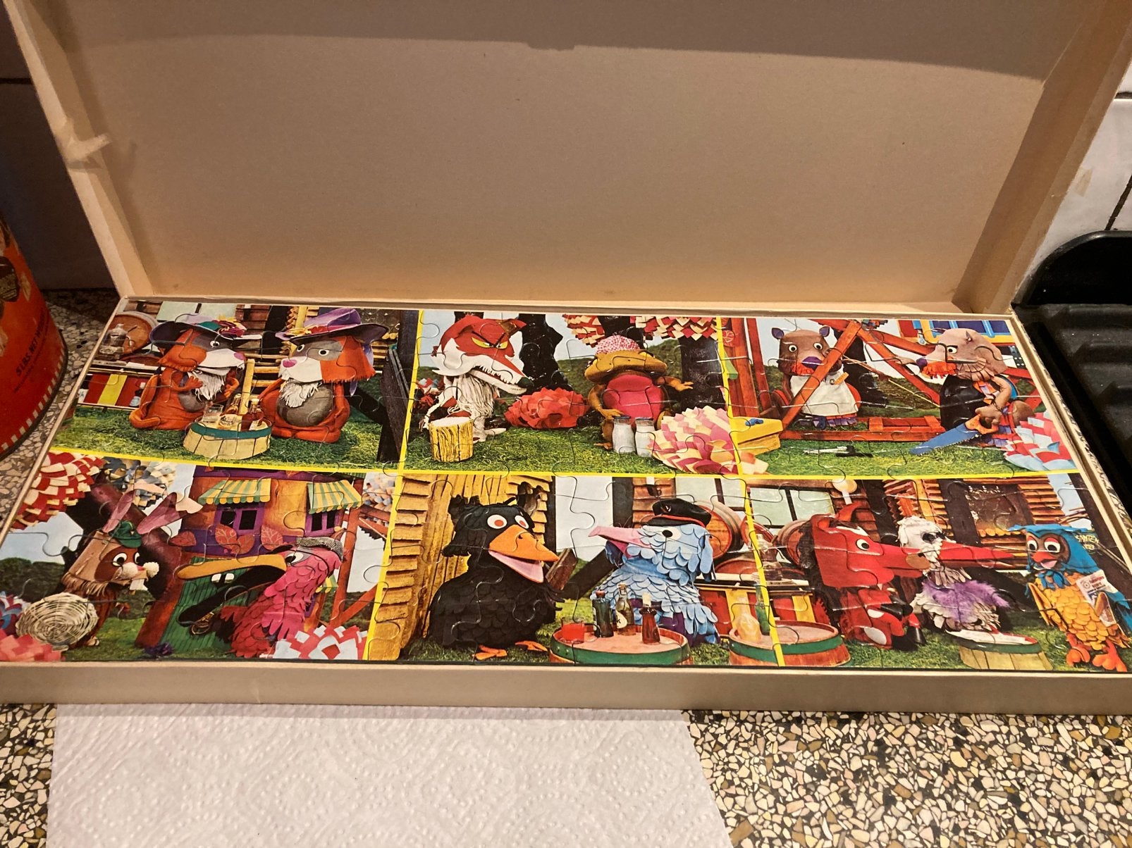Oude puzzel Fabeltjeskrant, Ophalen of Verzenden