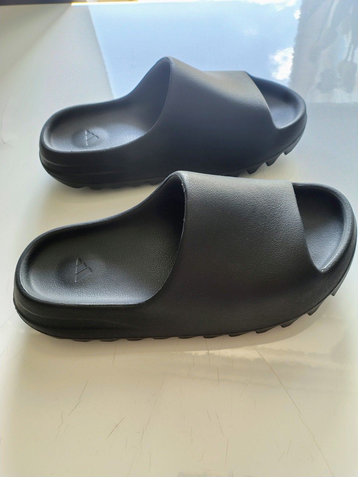 Original Yeezy Slide Onyx Zwart US 8, Ophalen, Zo goed als nieuw, Zwart, Yeezy