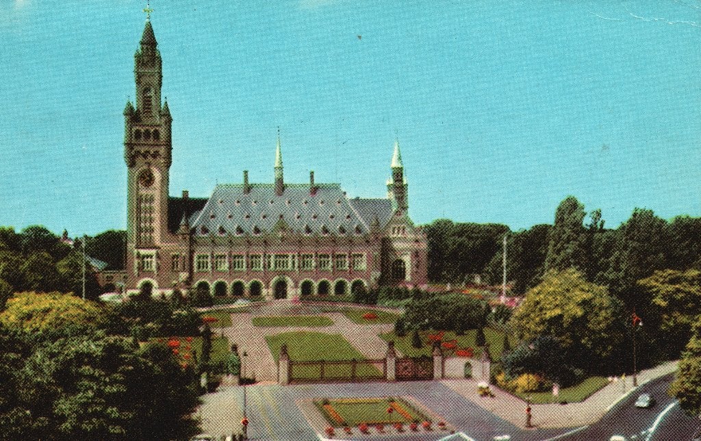 Den Haag, Vredespaleis (1965) 128286, Verzenden, 1960 tot 1980, Gelopen, Zuid-Holland