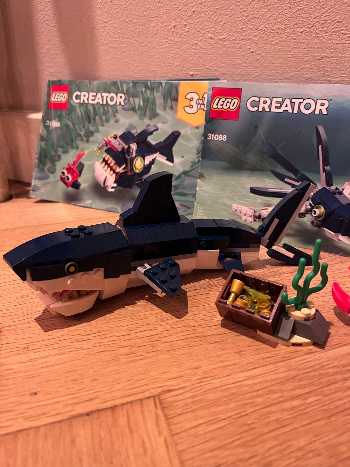 LEGO Creator 31088 Diepzee wezens 3-in-1 set, Ophalen of Verzenden, Zo goed als nieuw
