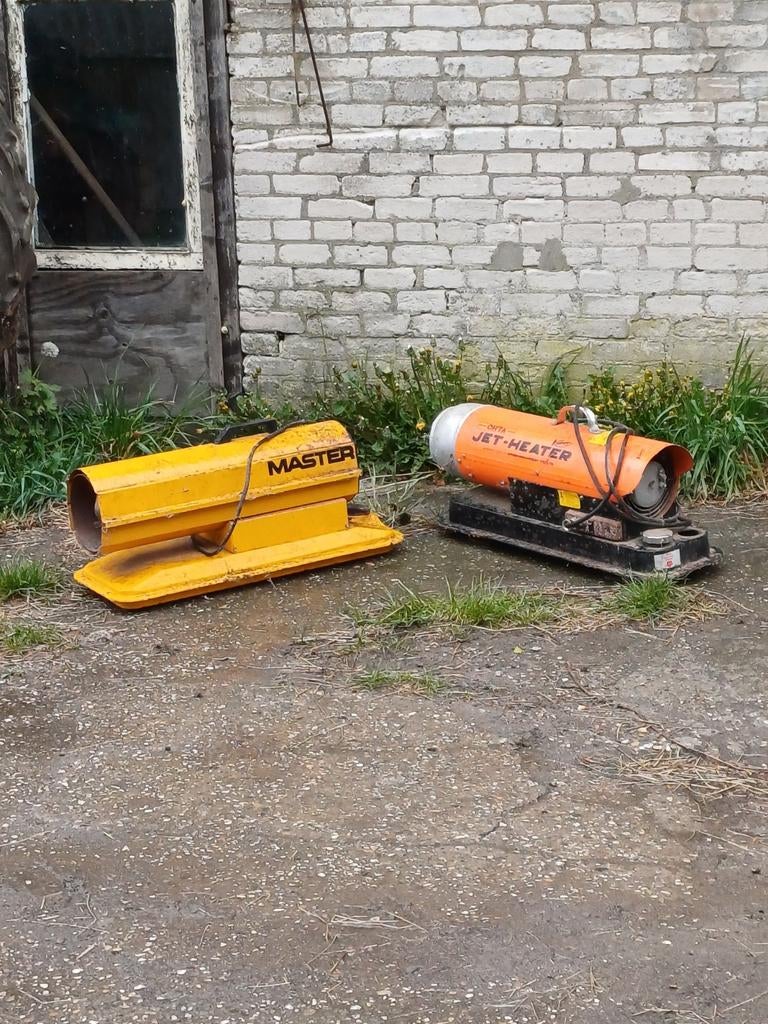 2 Heaters op petroleum of diesel, Tuin en Terras, Ophalen of Verzenden