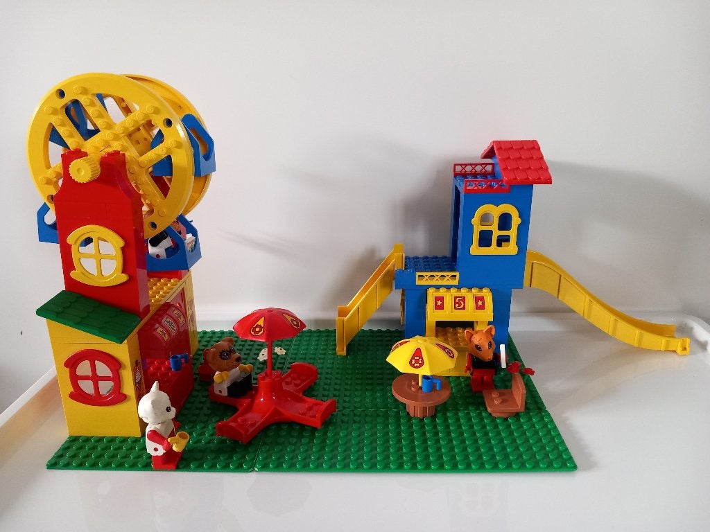 Lego Fabuland set 3681 Amusement Park met instructieboekje, Overige thema's, Lego, Inclusief instructies, Ophalen of Verzenden