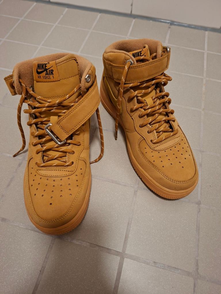Nike Air Force 1 High '07 WB - Wheat, Bruin, Nike, Ophalen of Verzenden, Sneakers of Gympen