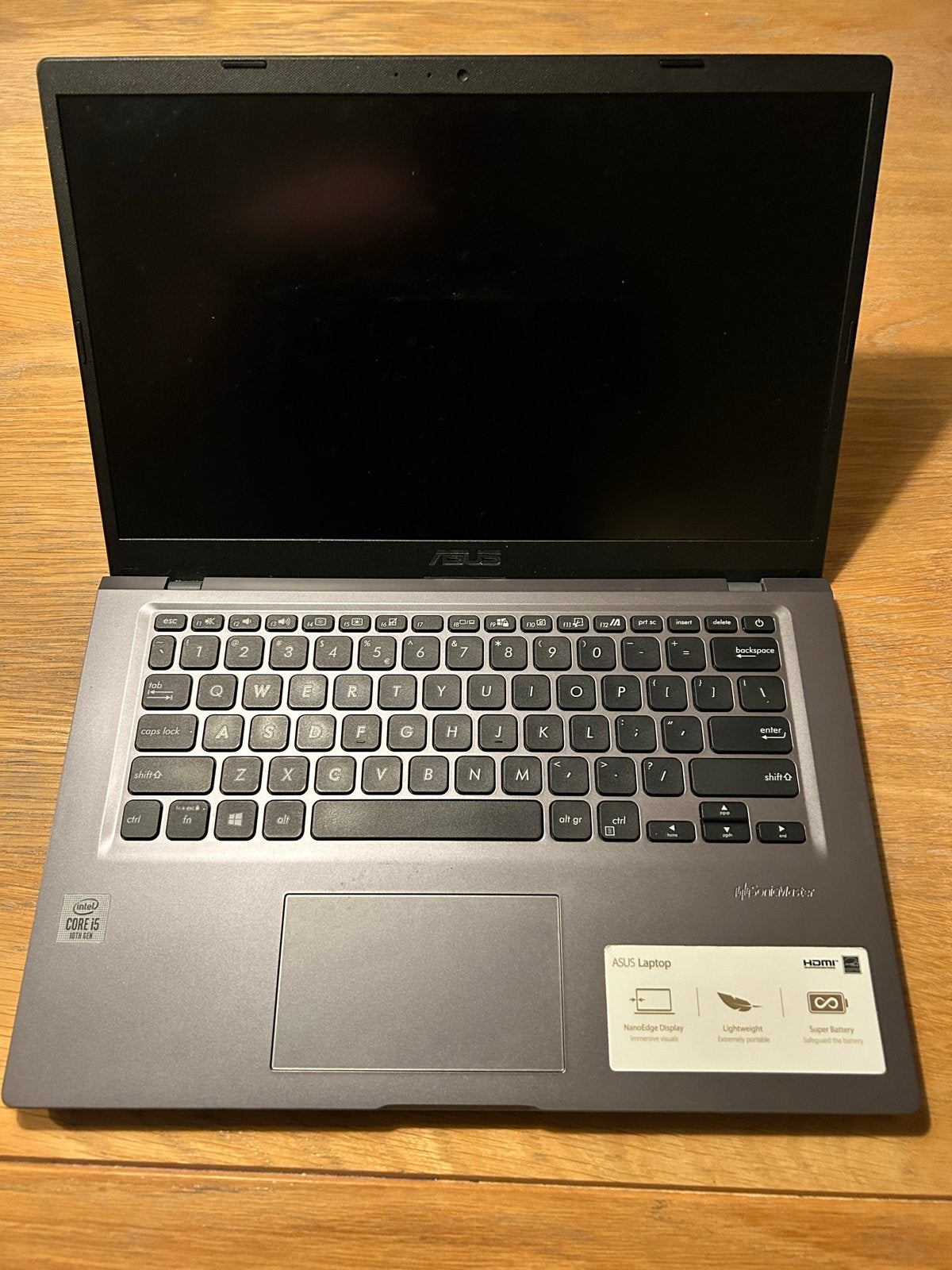 14” Laptop Asus Vivobook X415JA - Core I5, 8Gb, 512Gb, 2 tot 3 Ghz, Qwerty, 8 GB, 14 inch