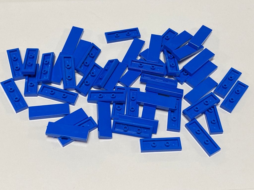 Partij nieuwe 50x 1x3 Lego tegels (diverse kleuren), Overige thema's, Lego, Nieuw, Ophalen of Verzenden