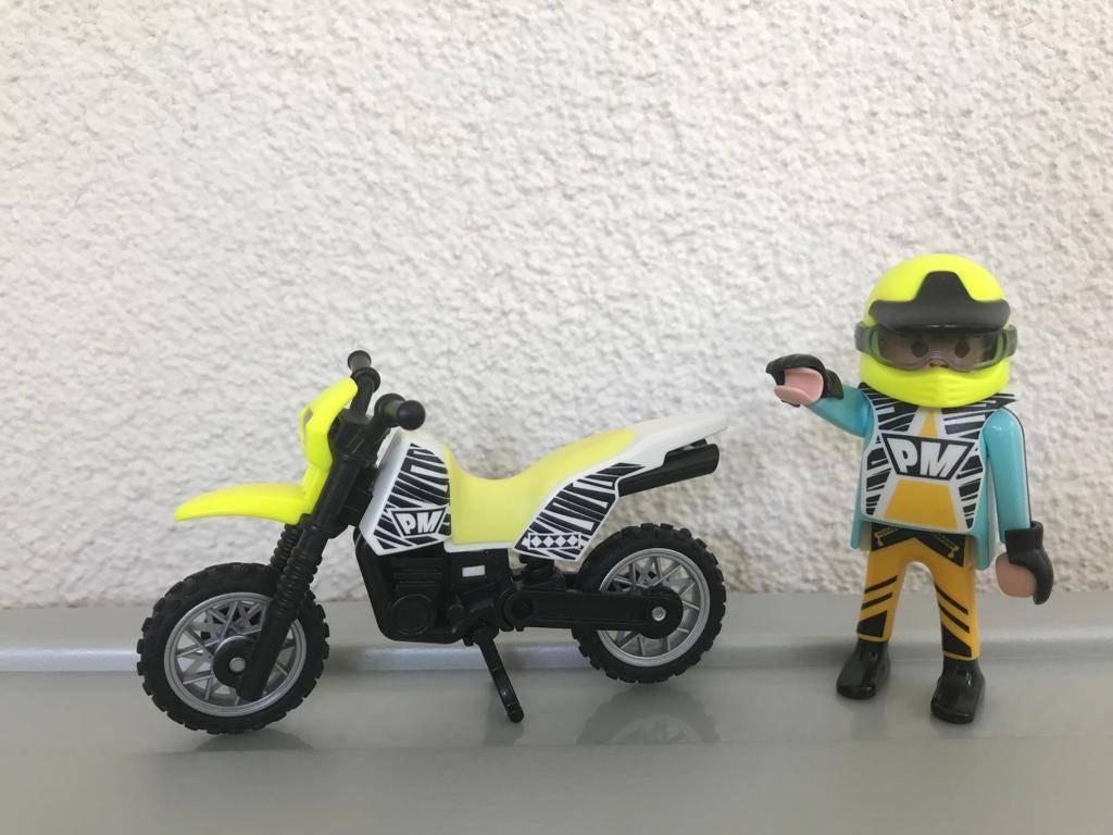 Playmobil 5525 – Crossmotor, Ophalen of Verzenden, Zo goed als nieuw