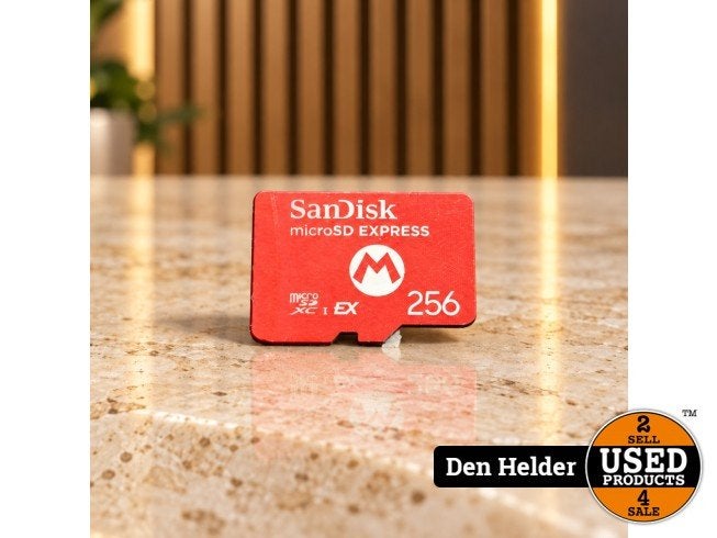Sandisk Micro SD Express 256GB Mario - In Nette Staat, Spelcomputers en Games, Sandisk, Zo goed als nieuw, Support@sandisk.com