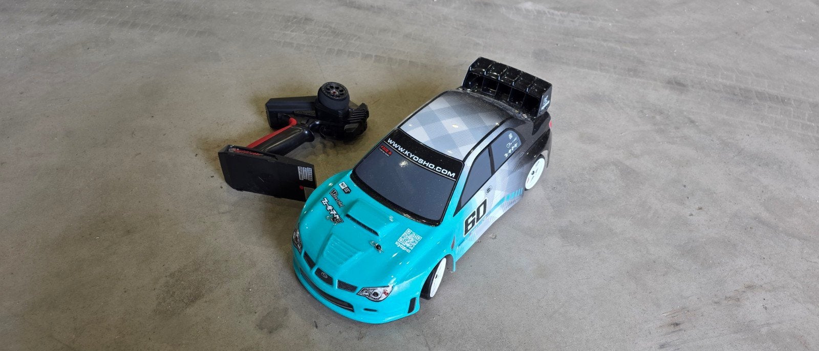 Kyosho Fazer Mk2 Subaru Impreza RC Auto RTR, Hobby en Vrije tijd, Modelbouw | Radiografisch | Auto's, Zo goed als nieuw, Schaal 1:10