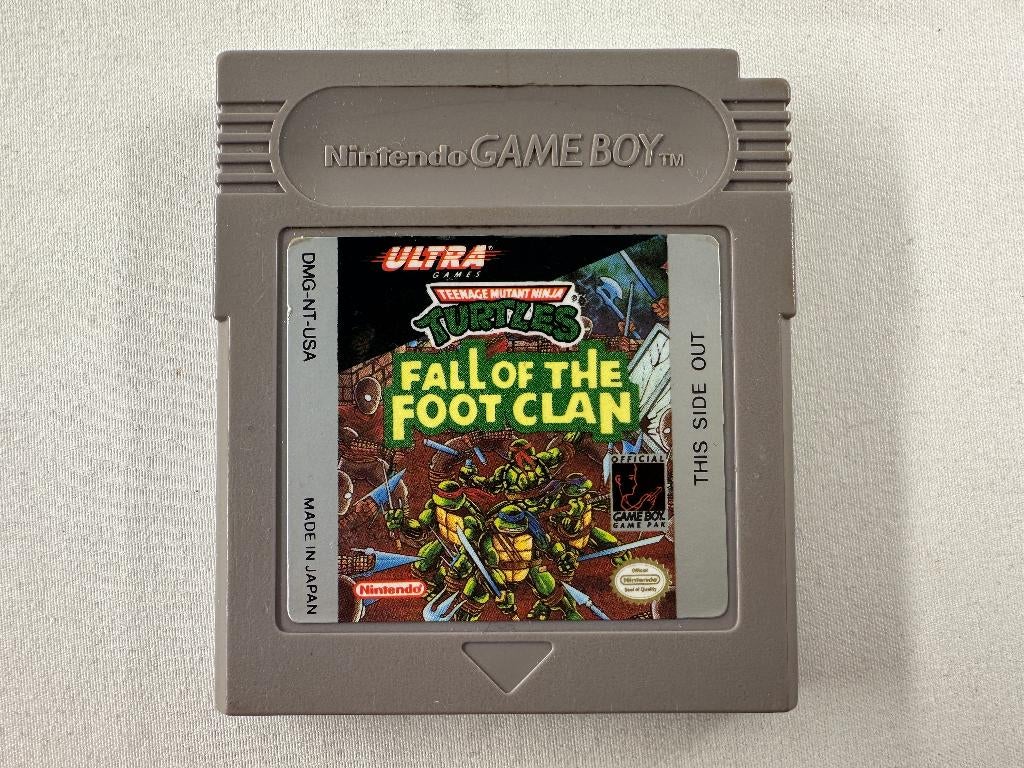 Teenage Mutant Ninja Turtles Fall Foot Clan Nintendo Gameboy, Spelcomputers en Games, Games | Nintendo Game Boy, Nintendo, Gebruikt