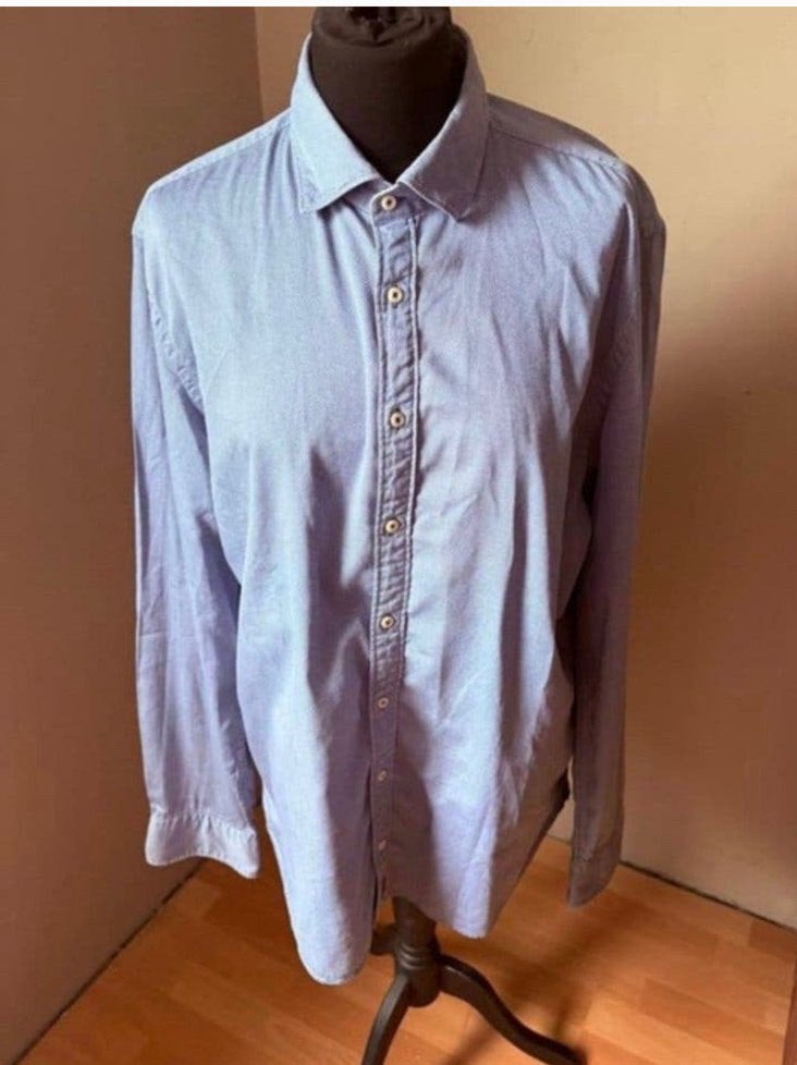 Pakket van 3 overhemden Marc O’Polo Paul & Shark & Boss XL, Ophalen of Verzenden, Zo goed als nieuw, Halswijdte 43/44 (XL)
