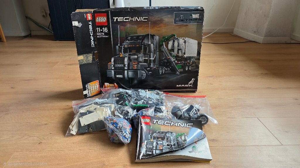 Lego Technic 42078 Mack, Ophalen, Lego, Compleet, Zo goed als nieuw