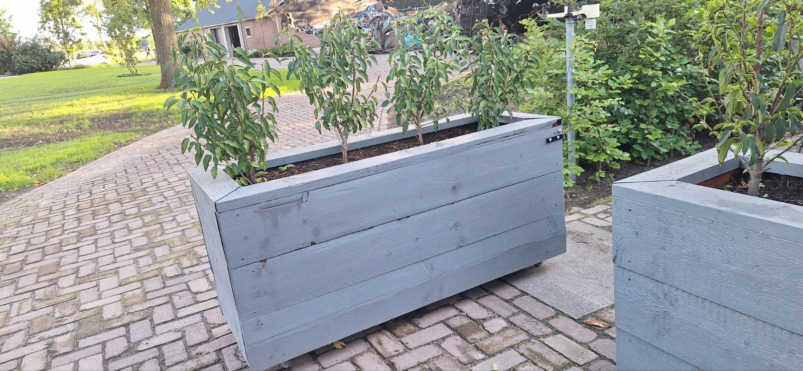 Plantenbakken van steigerhout, Ophalen of Verzenden, Rechthoekig, Hout, 60 cm of meer