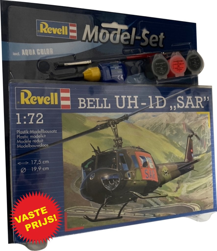 Bell UH-1D ,,SAR'' (Revell 04444) 1/72, 1:72 tot 1:144, Nieuw, Ophalen of Verzenden, Revell
