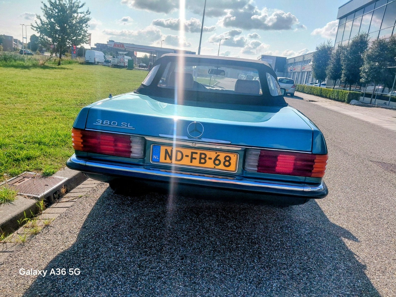 Mercedes-Benz SL 3.8 380 SL AUT 1982 Groen, Auto's, 8 cilinders, Cabriolet, Geïmporteerd, 1500 kg