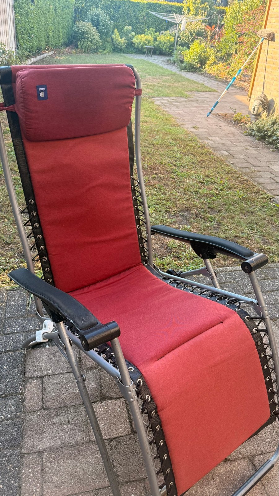 Lafuma relaxstoel, Tuin en Terras, Ligbedden, Ophalen, Gebruikt, Metaal, Inklapbaar
