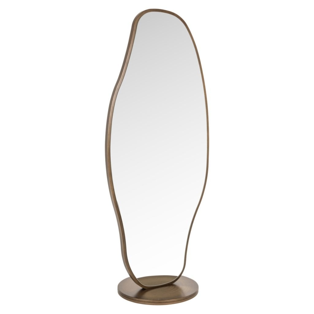 Richmond Spiegel Jalyce brushed goud, Huis en Inrichting, Woonaccessoires | Spiegels, Ophalen, Nieuw, 75 tot 100 cm, Overige vormen
