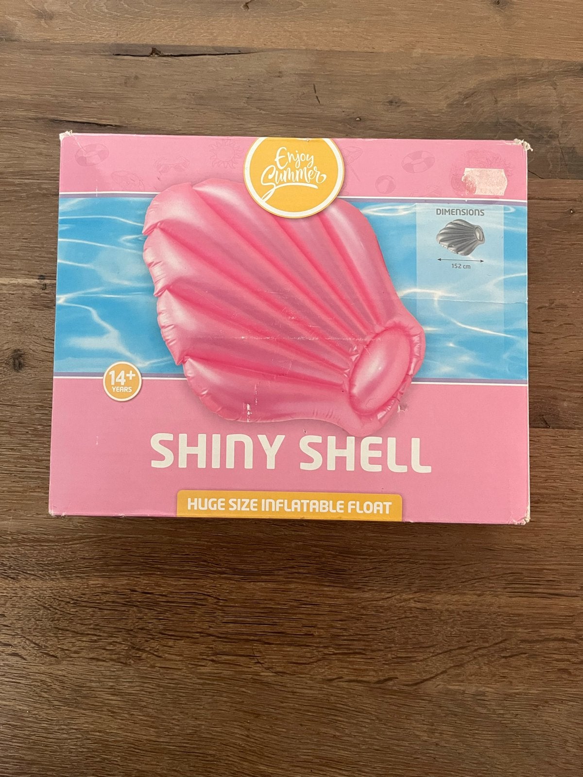 Roze Opblaasbare Schelp - Shiny Shell Zwemband, Ophalen of Verzenden, Nieuw