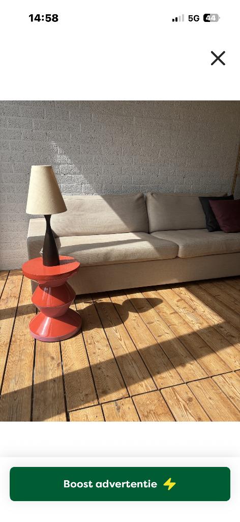 Bank Design merk COR pot Axel, Huis en Inrichting, Banken | Bankstellen, Ophalen, 250 tot 300 cm, Gebruikt, Driepersoons