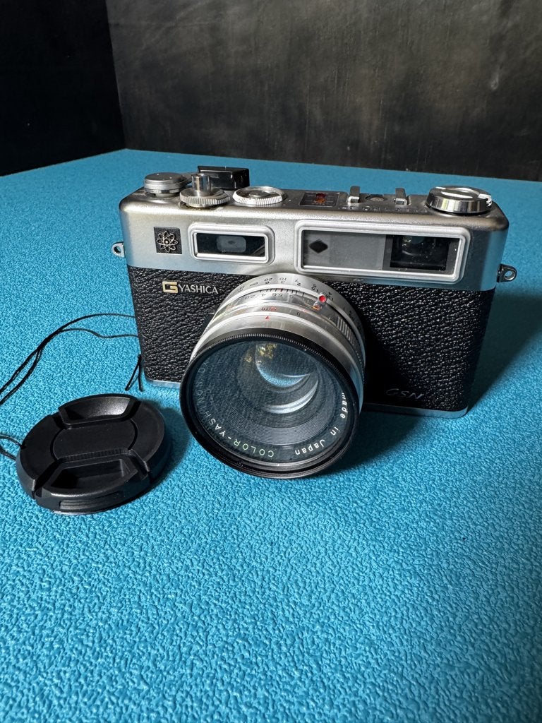 Yashica GSN  analoog doorzicht camera, Ophalen of Verzenden, Gebruikt, Compact, Overige Merken