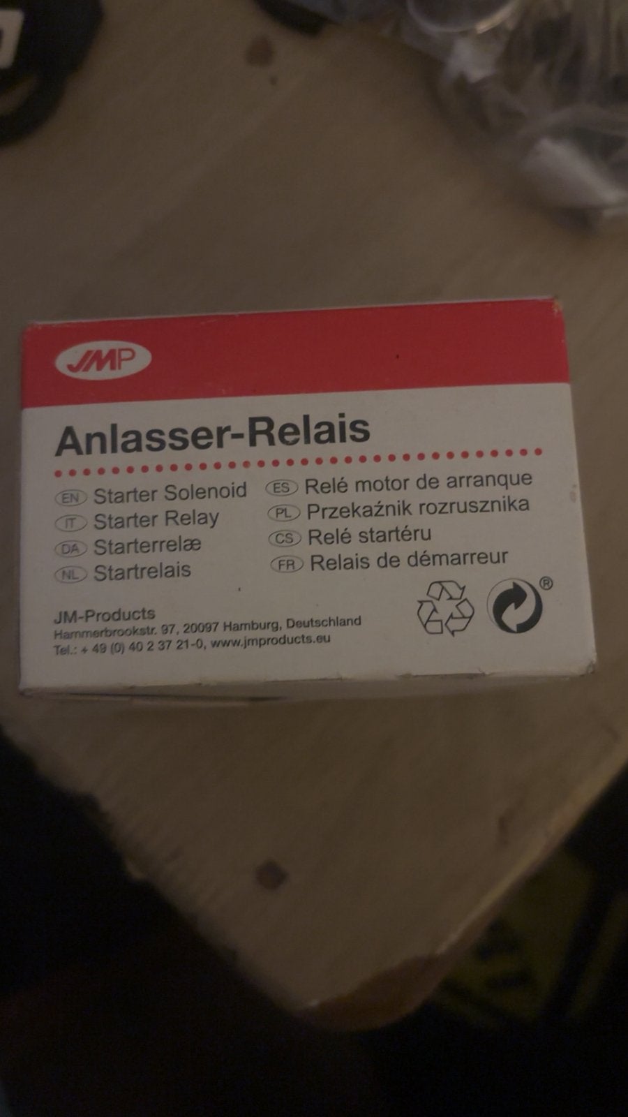 Universele start relais nieuw in verpakking, Audio, Tv en Foto, Nieuw, Voeding