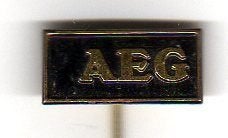 Speldje AEG TELEFUNKEN (A2), Verzamelen, Ophalen of Verzenden, Gebruikt, Overige onderwerpen