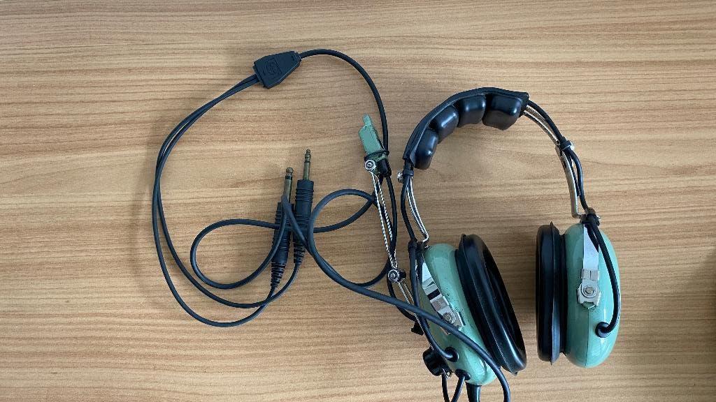 David Clark aviation headset H10-40, Computers en Software, Headsets, Gebruikt, Ophalen of Verzenden, Over-ear, Overige Merken
