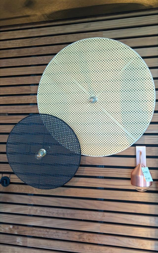 Rotan /rieten lamp in japandi stijl, Ophalen of Verzenden, Zo goed als nieuw, Vintage, Rotan, Bohemian