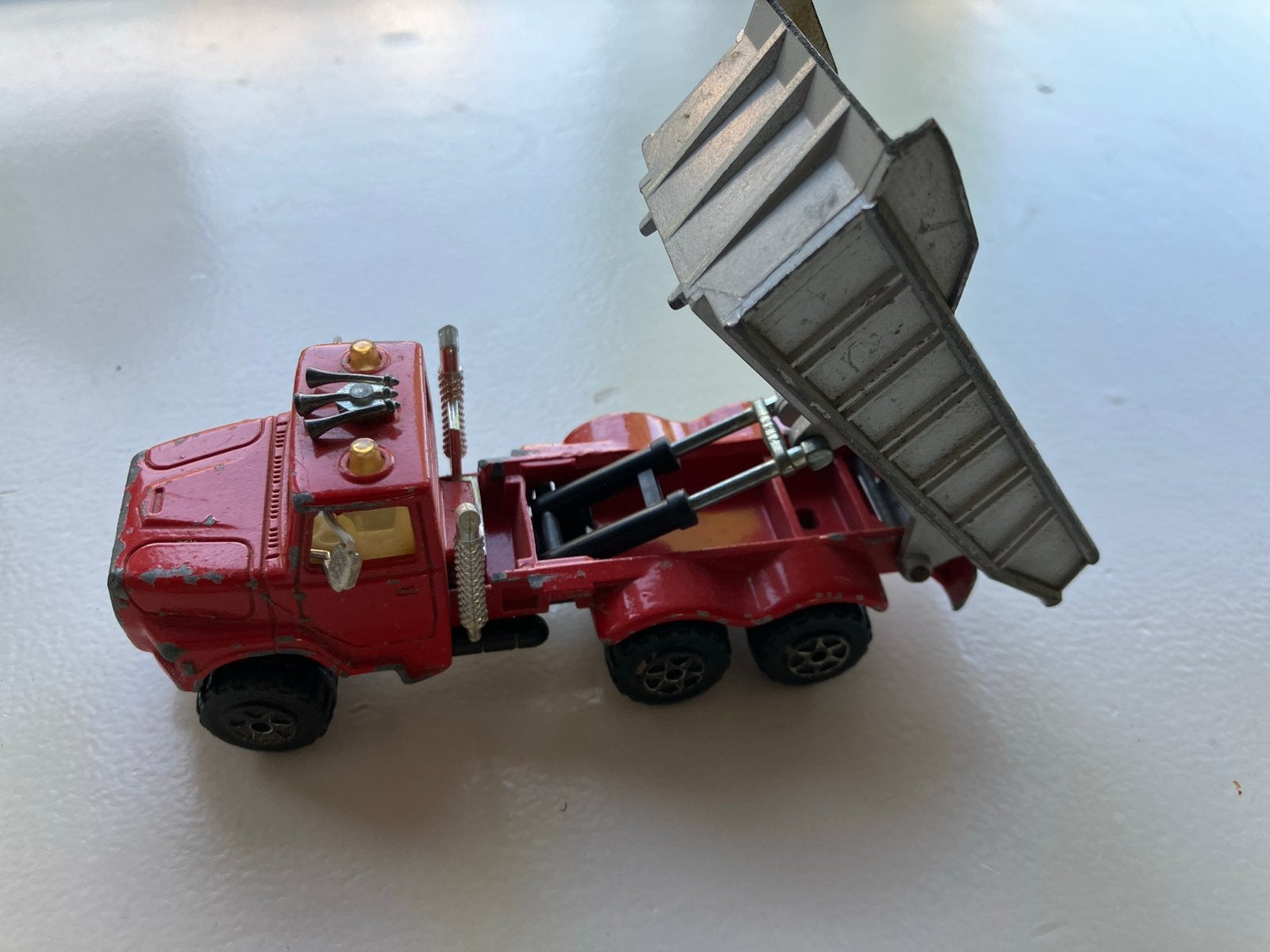 Vintage Majorette kiepwagen - Made in France, Ophalen of Verzenden, Gebruikt