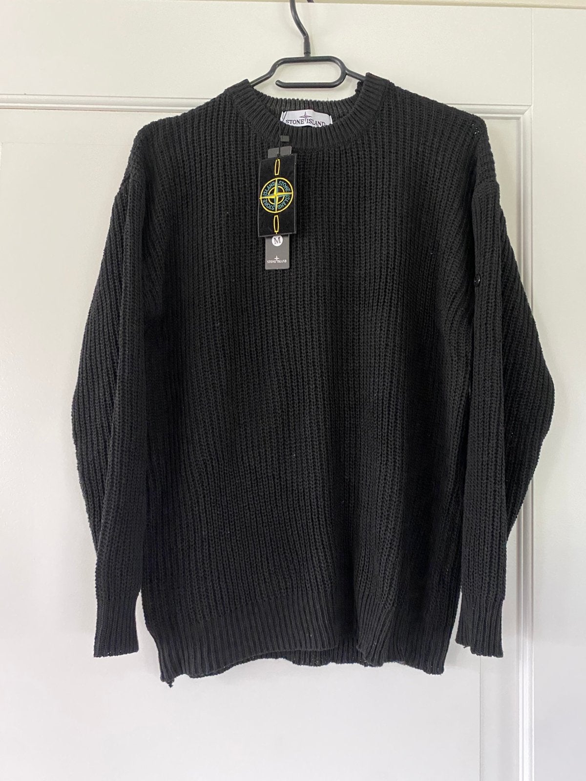 Stone island sweater, Verzenden, Nieuw, Maat 48/50 (M), Zwart