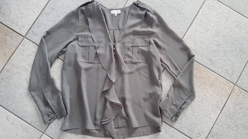 Grijze doorzichtige top, Zalando, maat M, Maat 38/40 (M), Zalando, Nieuw, Ophalen of Verzenden