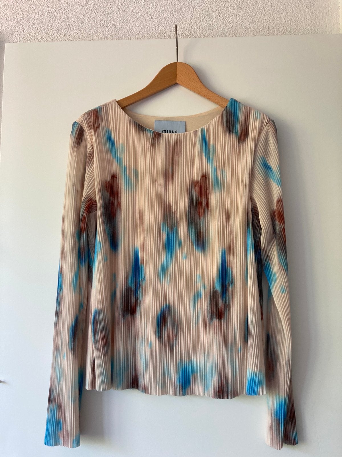 Feestelijke top/blouse, Maat 38/40 (M), Blauw, Ophalen of Verzenden, Zo goed als nieuw