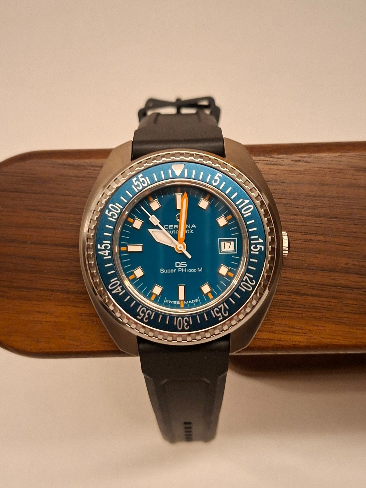 Certina DS PH1000m, Ophalen of Verzenden, Zo goed als nieuw, Leer, Overige merken